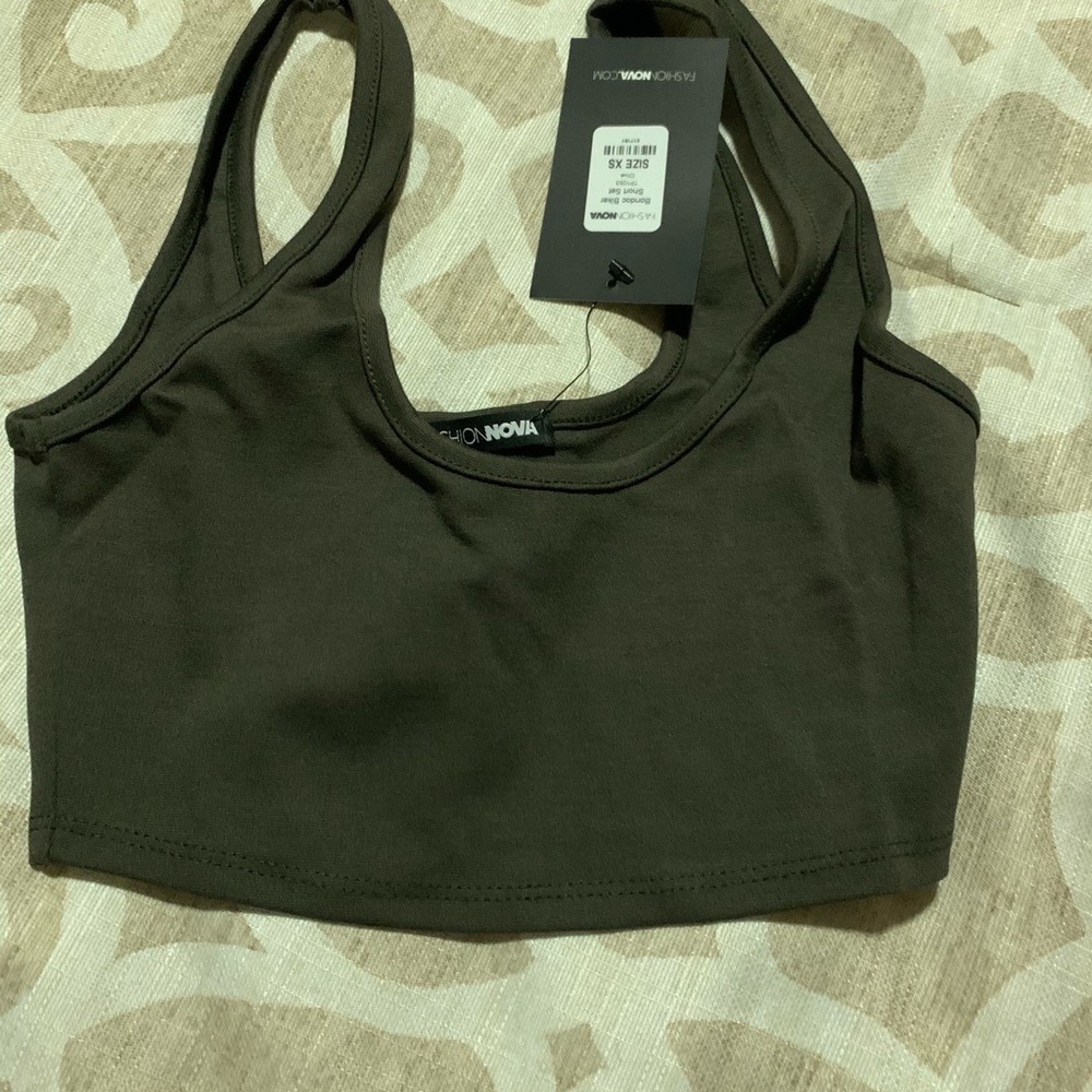 Fashion Nova Set Biker short Tank too set